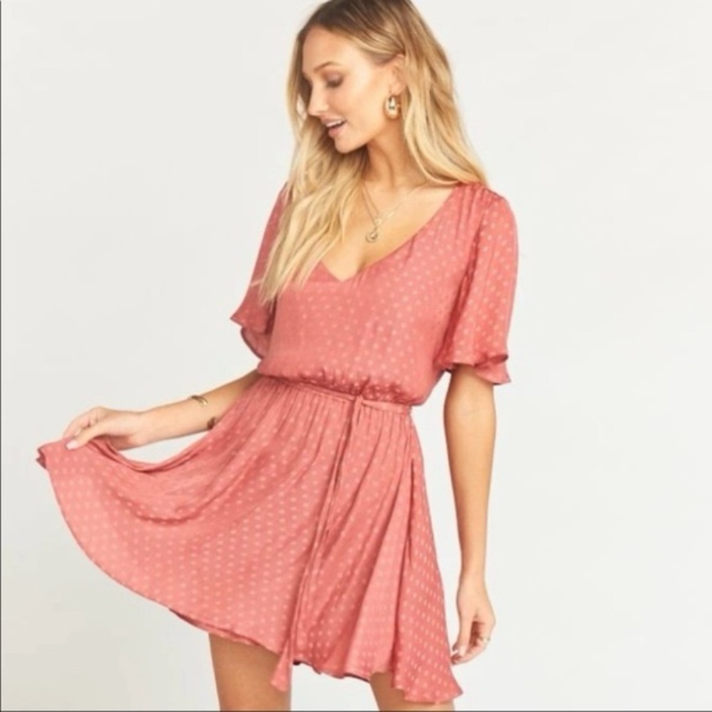 Show Me Your Mumu‎ Anastasia Blush Dot Dress